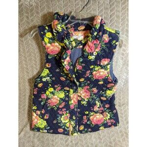 Mystree  Puffer Vest ~ Size: Petite - Floral Design